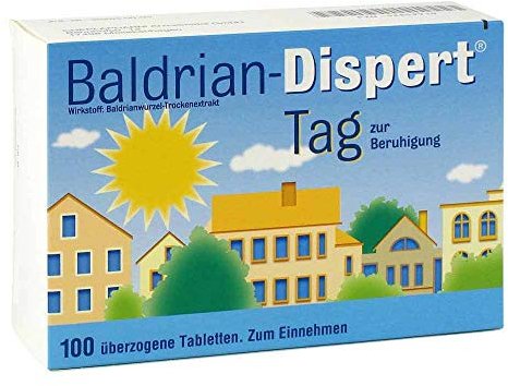Baldrian Dispert Tag Tabletten überzogen,100St