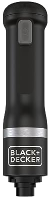 BLACK+DECKER Kitchen Wand Cordless Immersion Blender, 4 in 1 Multi Tool Set, Hand Blender with Charging Dock, Black (BCKM1014K10)
