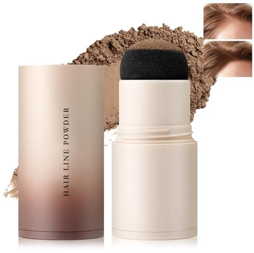 Boobeen Polvere per l'attaccatura dei capelli, ritocco della radice dei capelli, stick impermeabile per il contorno dell'ombra dei capelli, topper per donne e uomini per capelli diradati