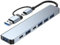 Estación de acoplamiento USB C, 8 en 1 Hub C con adaptador HDMI