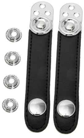 TOYANDONA Fibbie per Cinghia Inferiore della Fisarmonica Cinghia per Soffietto Mucca Doppio Strato Accessori per Fisarmonica