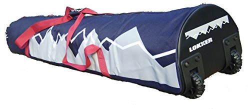 LOKKER Wheelie Double Ski Bag