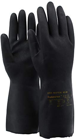 GUANTI IN NEOPRENE TOP NERO M 1 PAIO - PROTEZIONE SOSTANZE CHIMICHE INDUSTRIALI