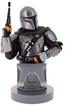 Cableguys Star Wars The Mandalorian Controller Holder & Phone Stand - Gaming Accessories for Room and Desk Setup, Holder Compatible with Xbox, PlayStation & Most Standard Game Controllers
