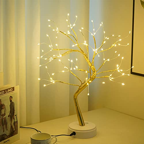 Jooheli LED Baum Lichter, Bonsai Baum Licht Tabellen Lampe, LED Lichterbaum USB & Batterie Netzteil, Flexible Zweige Baumlicht, Kleine Baumbeleuchtung, Baumlampe für Haus Hochzeit Festival Weihnachts