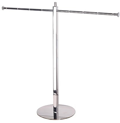 ＡＷＨＡＯ Espositore da banco a Forma di T Espositore per Gioielli per collane Lunghe Espositore per Borsa a Forma di T