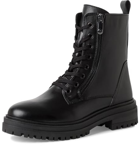 MARCO TOZZI Stivaletti da Donna con Lacci 2-25263-43, Stivali alla Moda, Nero, 36 EU