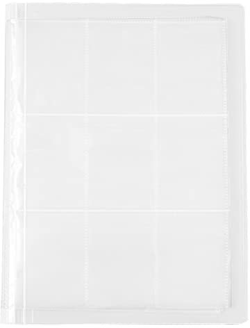 Sxett 40 Seiten Kartenbinder 9 Raster 360 Pocket Sammelkartenalbum Ordner Spielkarte Laden Taschenalbum Seiten Binder