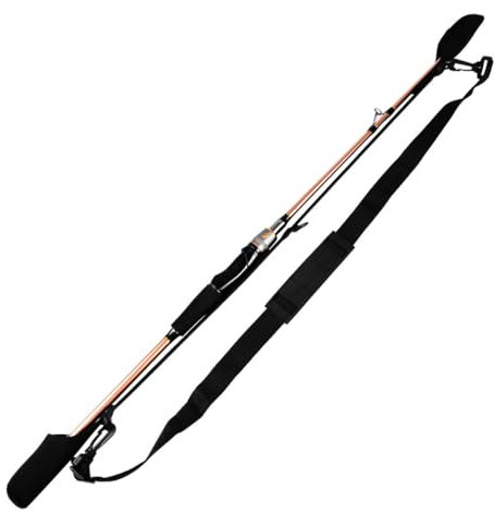 DONGKER Fishing Rod Protector, Neopren Rutenschutz, 23,22-55,11 Länge verstellbar, Angeln Rutenband Schutzhülle für Angelruten