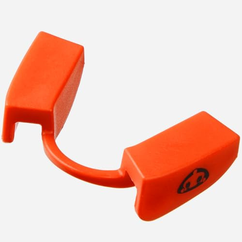 Powerlifting Mouth Guard, Sports Mouthguard for Fitness,Weight-Lifting Mouthpiece for All Strength Training Sports -Low Jaw (1 Pack Orange)