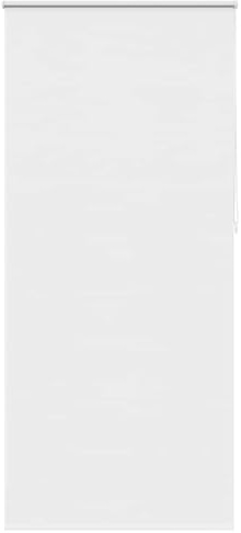 vidaXL Tenda a Rullo Oscurante 124,4x230 cm Tessuto Larghezza 120 cm Bianco