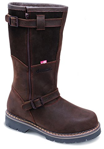demar. LEDER Thermostiefel Jagdstiefel TIROL, Braun, 42 EU