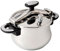 BRA - New Star, Pentola a pressione in acciaio inox 18/10, con coperchio a ponte, 8 l