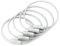 TROIKA BASIC SET 99Z203 – -TB-99Z203-5 Drahtschlaufen für verschiedene Tier-Schlüsselanhänger und EMILY + VALERIE – 14,5 cm lang, matt – silber – Original