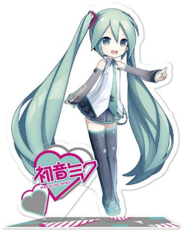 ABYSTYLE Hatsune Miku Acryl® Stand Figure Model 4 Tall Anime Manga Desktop Accessories Merch Gift
