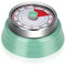 WOKICOR Küchentimer Mechanisch, Kitchen Timer Erinnerung Time, Edelstahl Retro Design Mintgrün, Magnetisch am Kühlschrank zu befestigen,Analog Kurzzeitwecker für Küche, Kochen, Backen(1-60 Minuten)
