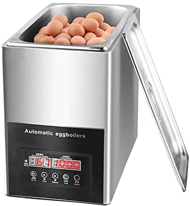 Cocedor de Huevos de Gran Capacidad, máquina automática Inteligente Comercial para Huevos pasados por Agua, cocedor de Huevos eléctrico, cocedor de Huevos de Aguas Termales, cocedo