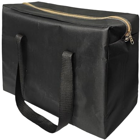 SEABABOO Borsa Di Stoccaggio Di Oxford 600D 35L 50X20X36CM Piccolo Borsa Di Stoccaggio Vestito Robusto Sacchetto Di Immagazzinaggio per Coperta Vestiti O Tappetini Da Picnic (Nero, 35L)