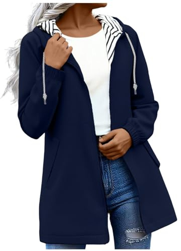 OVARA Womens Waterproof Jackets Lightweight Hooded Long Rain Coat Rain Jacket Ladies Functional Windbreaker Jacket Softshell Plus Size Breathable Outdoor Trench Coats