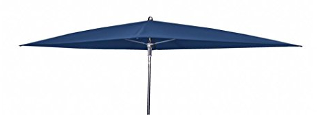 Doppler Absolut wasserdichter Gartenschirm Waterproof 225x120 ohne Volant, UV-Schutz 80, Farbe dunkelblau