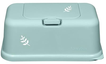 Funkybox Feuchttücher Box - mint Blatt