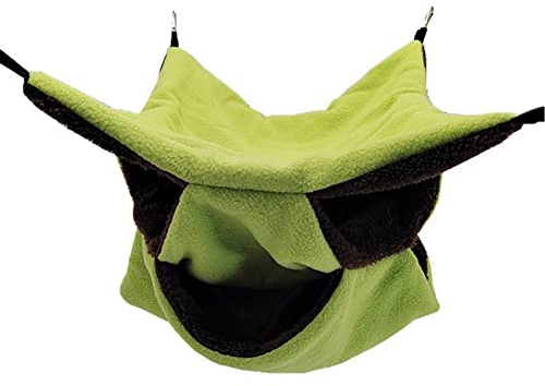 JINGAN Hamaca Hurón para Jaula | siesta cálido y suave para mascotas - Accesorios para jaulas para animales pequeños Ropa cama para hámsters loros planeadores azúcar