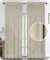 BEAUTEX Samt Vorhang Kräuselband U-Band Gardine Velvet abdunkelnd und Blickdicht, 300x245 cm (Breite 300 cm, Höhe 245 cm, Beige)