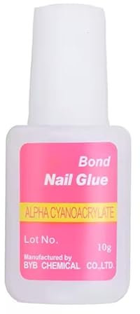 1 Pc 10g Nail Bond Nail Glue Extra Strong with Brush (8ml) Super Strong False For Acrylic Tips Extra Brush On For Stick On Nails Acrylic Nail Glue - Anti Fungal