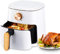 Heißluftfritteuse 4L, 9-in-1 Ölfreie Airfryer, 35-200℃, 1800W, 60 Min Timer, Energiesparend, ohne Öl, gesunde Classic Fritteuse, Backen, Braten, Grillen, Spülmaschinenfest (Weiß)