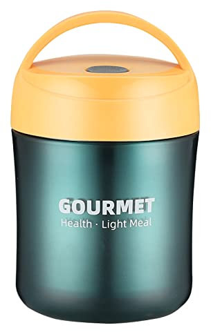 TFixol Tasse à soupe isotherme en acier inoxydable - Gobelet isotherme pour déjeuner - Bouteille alimentaire étanche pour aliments chauds - Soupe pour enfants et adultes - Bureau pique-nique voyage