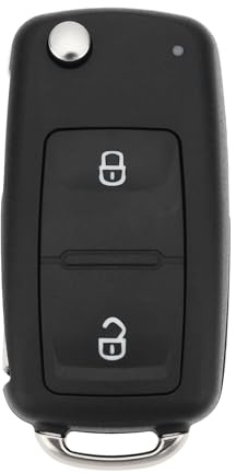 VGOL 2-knappars Fjärrkontrollnyckel med kretskort 433 MHz 7E0837202AD Kompatibel med Volkswagen