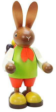 Ulbricht Osterhase Mann mit Eierkorb 23cm