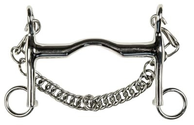 HKM Reitkandare-9885 silber 15,5 cm