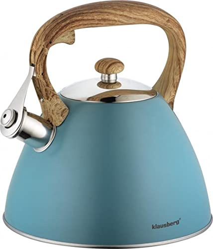 Klausberg KB-7263 Bouilloire à sifflet Turquoise 3 l