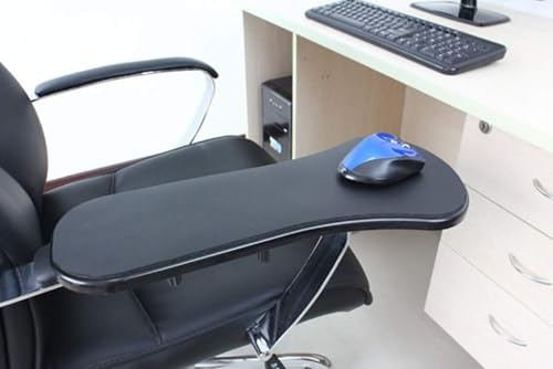 Repose-Bras avec Tapis de Souris à Pinces,Bureau et président Dual Purpose Attachable Home Office Computer Arm Support