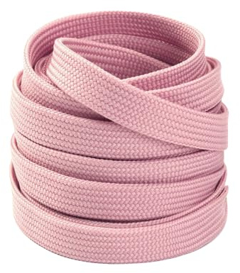 Boolavard 2 Paia di Lacci per scarpe piatti Premium per Scarpe da Ginnastica, lacci per scarpe da Ginnastica, lacci per Scarpe da Ginnastica larghi 8 mm