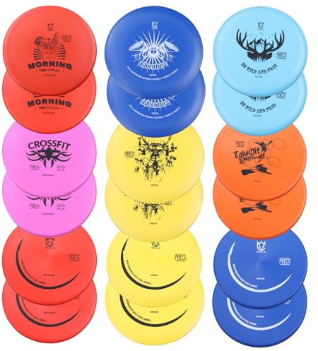 CROWN ME 18-Pack Disc Golf Discs