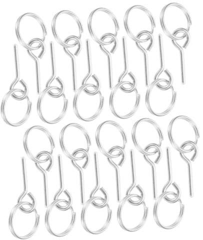Lurrose 20pezzi Perno Collegamento per Esterno in Metallo Resistente all Usura Installare Adatto per Maggior Parte delle Tend Esterno