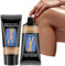 GL-Turelifes Bein und Körper Bronzer Lotion, Bein Make-up einwandfrei wasserdicht, Bein und Körper Narbe Abdeckung Tattoo Abdeckung Make-up, Beine Glow Kontouring Creme (#3 Bronze, 40ml)