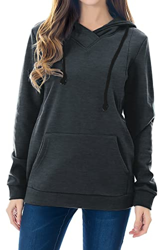 Smallshow Sweater à Capuche d'allaitement Toison Maternité Pull Sweat-Shirt pour Allaitement