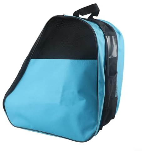 Sac de transport pour patins à roulettes et patins à glace, trois couches de rangement avec bandoulière réglable, larges poignées pour une utilisation confortable par les hommes, les femmes et les