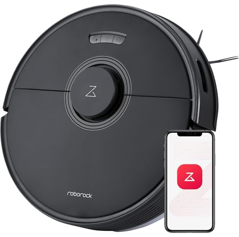 roborock Q7 Max Robot Vacuum and Mop, 30-Level Adjustable Water Flow, 4200Pa Suction, PreciSense LiDAR Navigation, No-Go Zone, No-Mop Zone, 3D Mapping, App & Voice Control, Ideal for Pet Hair