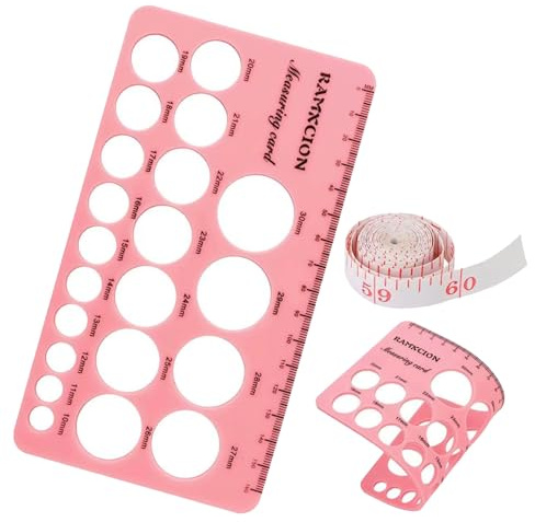 Nippel Lineal Set,Brustwarzen-Linea,Brustflansch Messwerkzeug,Flanschgrößen-Messgerät für Brustwarzen,Nippel-Lineal zur Flanschgrößenbestimmung,Nippel-Lineal für die Flanschgröße