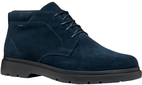 Geox Homme U Spherica Ec1 B ABX Bottines à la Cheville, Bleu Marine, 43 EU