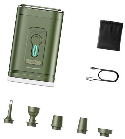 Bombas eléctricas recargables para inflables, bombas de aire portátiles, inflan desinflan para colchón de aire, bolsas de almacenamiento al vacío, inflador recargable