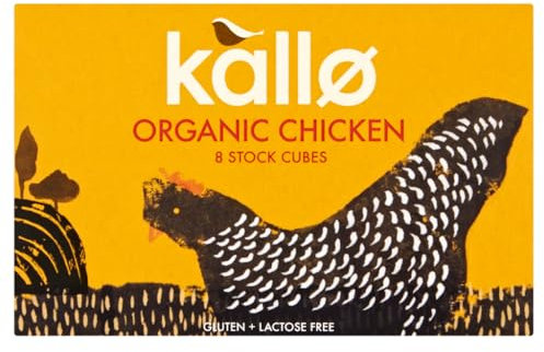 Kallo 8 Organic Stock Cubes Chicken, 88g