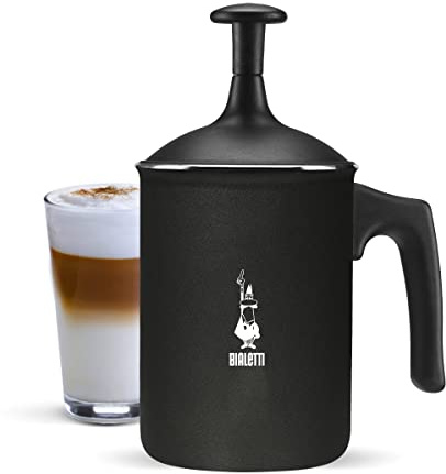 Bialetti 00AGR395 Tutto Crema Milk Frother, Black