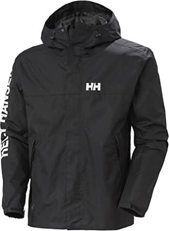 Helly Hansen Hombre Chaqueta Ervik, 2XL, Negro