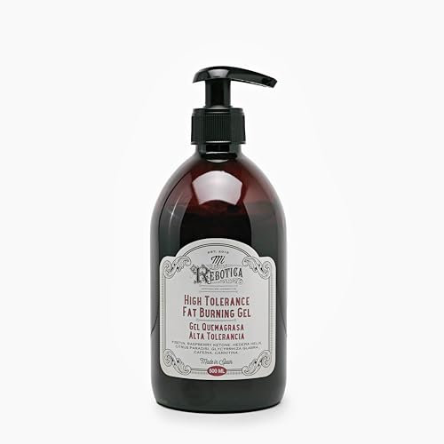 Mi Rebotica - Gel Quema Grasa de Alta Tolerancia, Combate la Celulitis y la Grasa Localizada, Reduce Piel Naranja, Apto problemas Tiroides, Circulación o Alergia Salicilatos, Uso Diario (500 ml)
