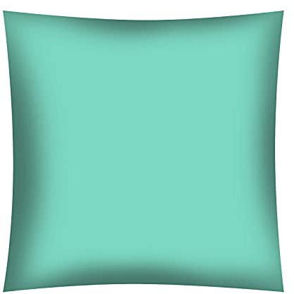 KiGATEX Kissenbezug 40x40 cm – 100% Baumwolle, weiche & langlebige Dekokissenhülle, waschbar, in vielen Farben – Ideal für Sofa, Bett & Wohnbereich - Mint